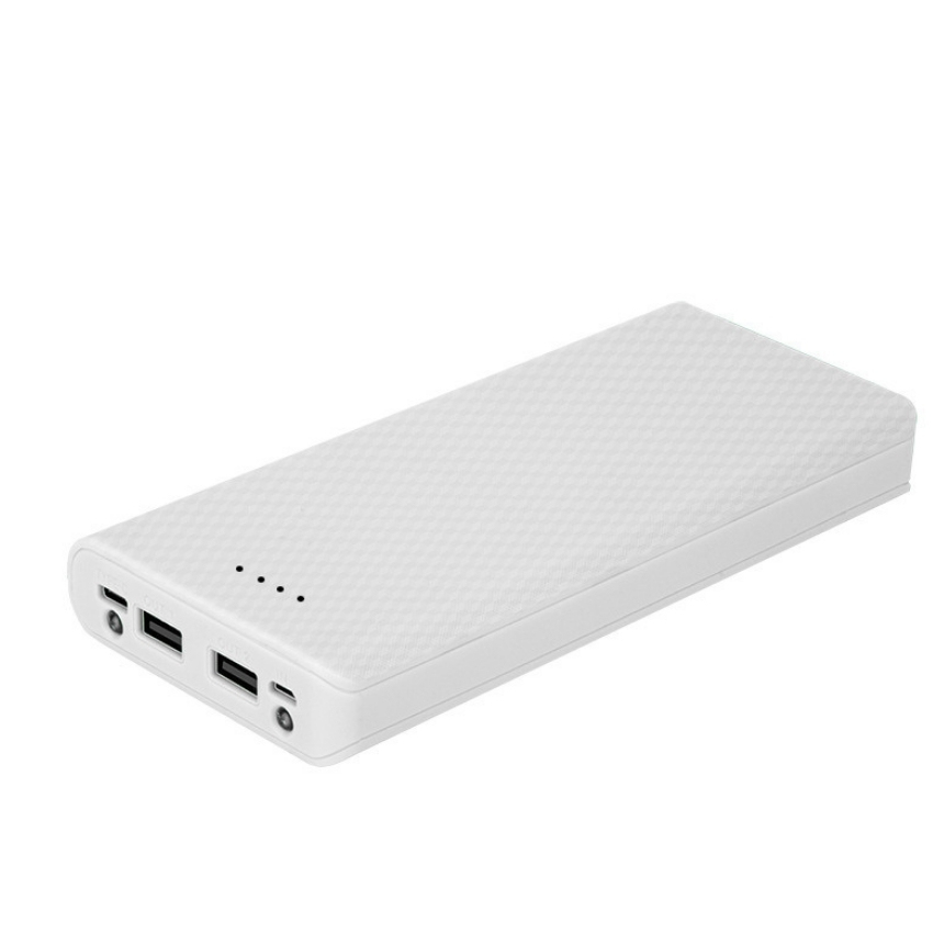 Box sạc dự phòng 8 cell Trắng (chưa pin ) dùng pin 18650 ,khung sạc dự phòng , mạch sạc dự phòng màu trắng loại tốt