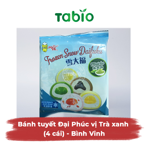 Hcm - bánh tuyết đại phúc vị trà xanh - bình vinh - tabio