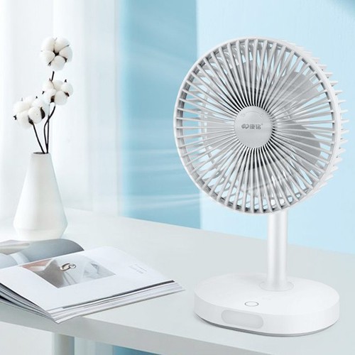 Quạt tích điện có đèn km f0326, tiện lợi