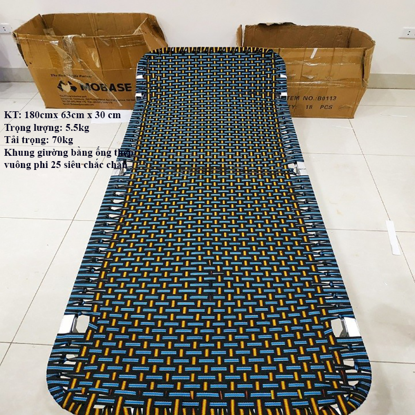 Giường gấp văn phòng khung nhôm giá rẻ