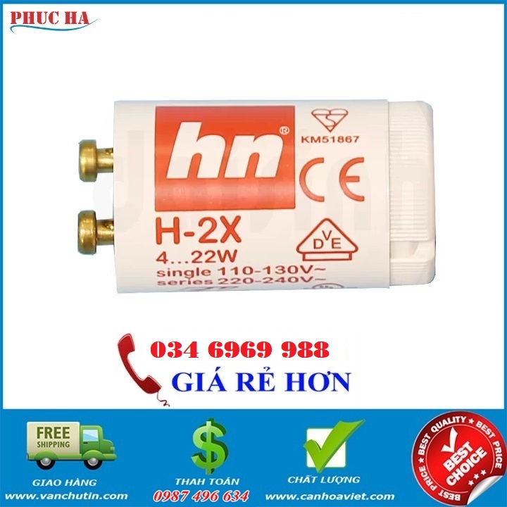 Chuột đèn, tắc te đèn H-2X sử dụng cho đèn diệt côn trùng