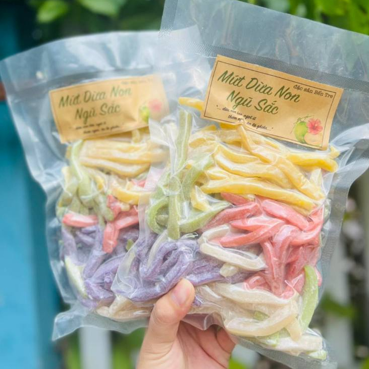 Combo 2 Túi 500G mứt dừa non nhà làm - hút chân không