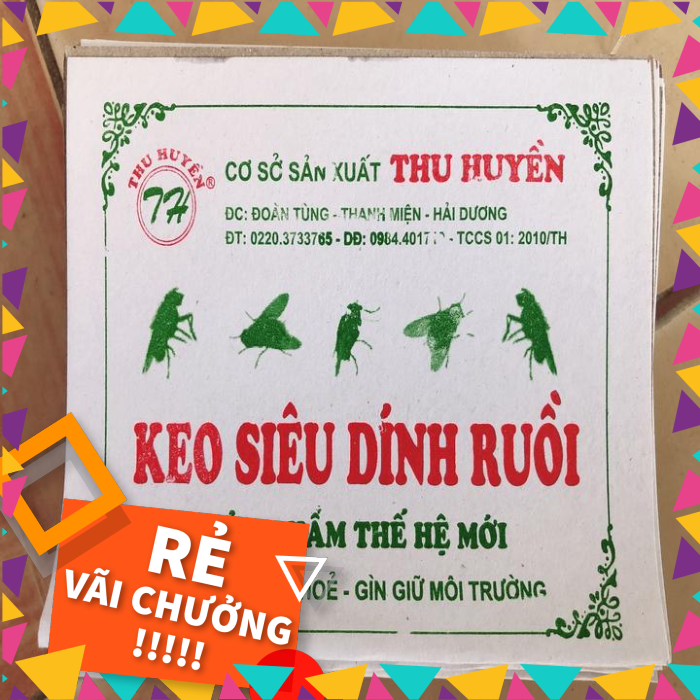 Keo Dính Ruồi 100 Bẫy Loại Tốt