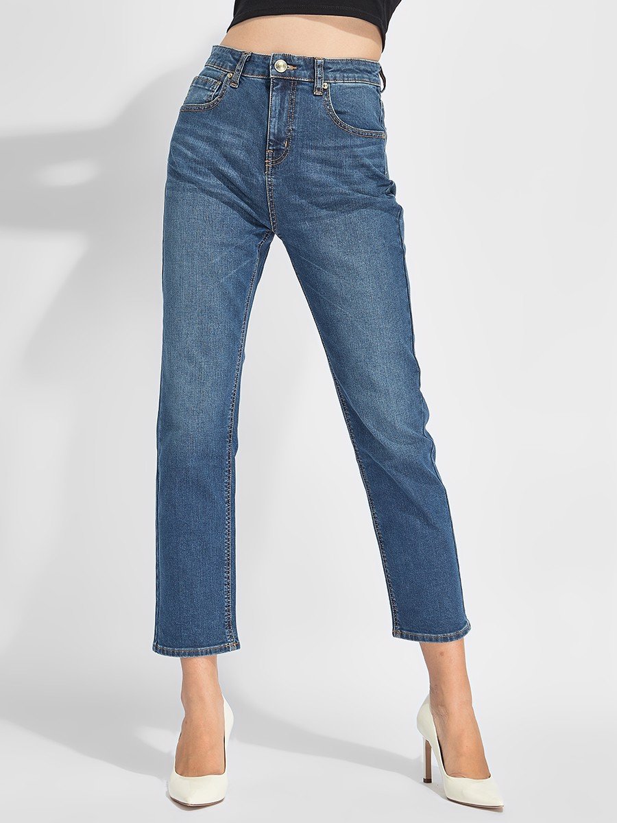 Quần Jeans Nữ Ống Suông MESSI SJW-525