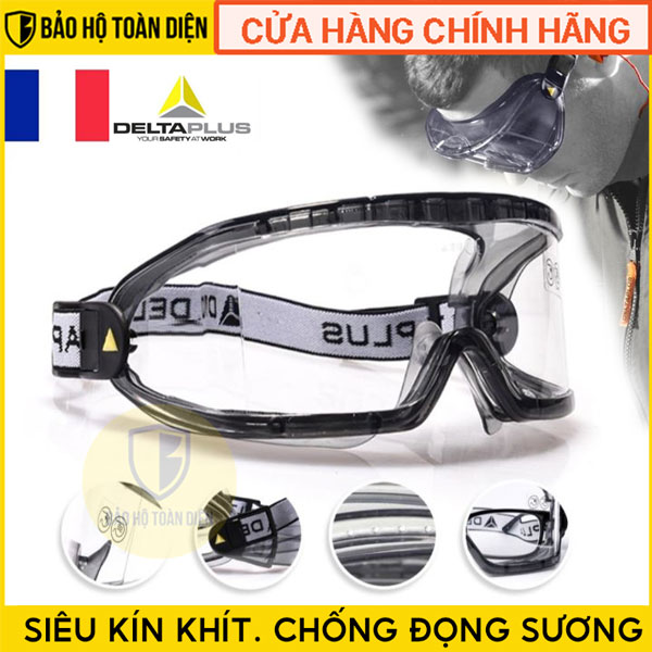 Siêu Phẩm Kính Bảo Hộ Ôm Khít Mặt Galeras _ Dùng chống hóa chất chống khói hơi cho nhiều ngành nghề