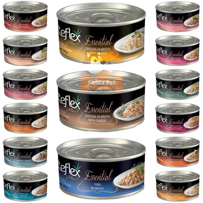 Pate reflex plus cao cấp cho mèo lon 70g