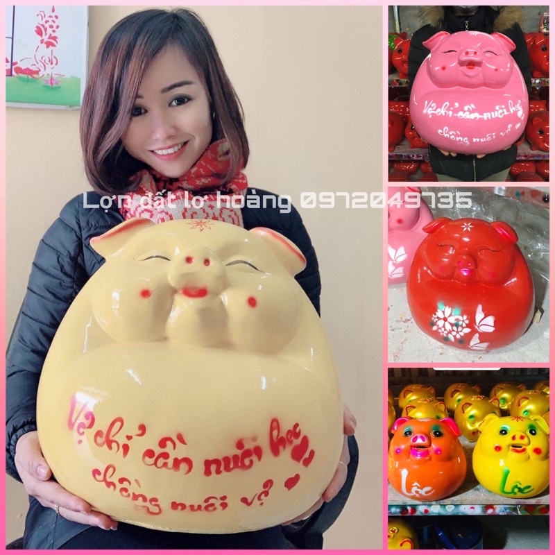 Heo Đất✻☈ Heo đất bụng phệ Lợn đất tiết kiệm bụng phệ/ Hàng đẹp/ heo bỏ ống/ Heo tiết kiệm