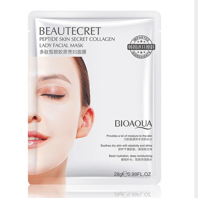 Mặt nạ thủy tinh collagen bioaqua