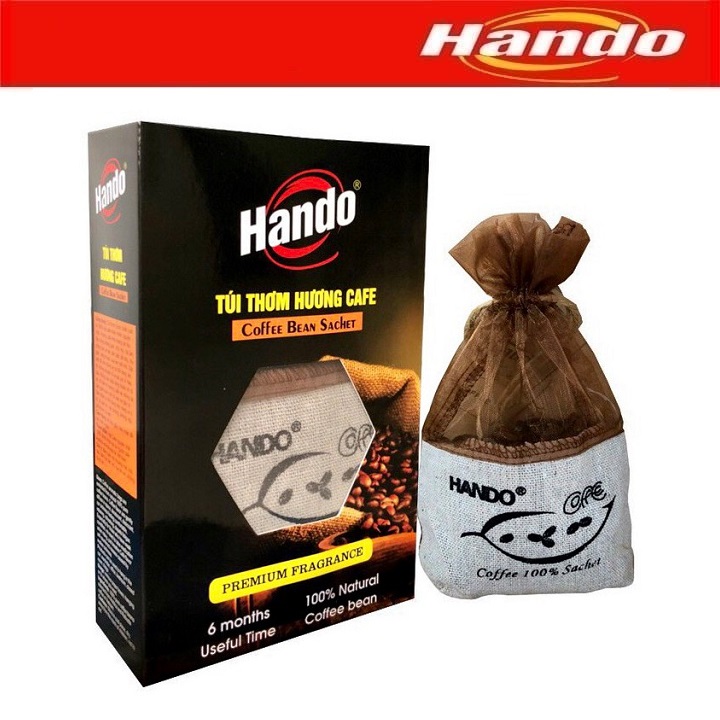 Túi thơm treo xe ô tô hương cà phê hando 100g hd109
