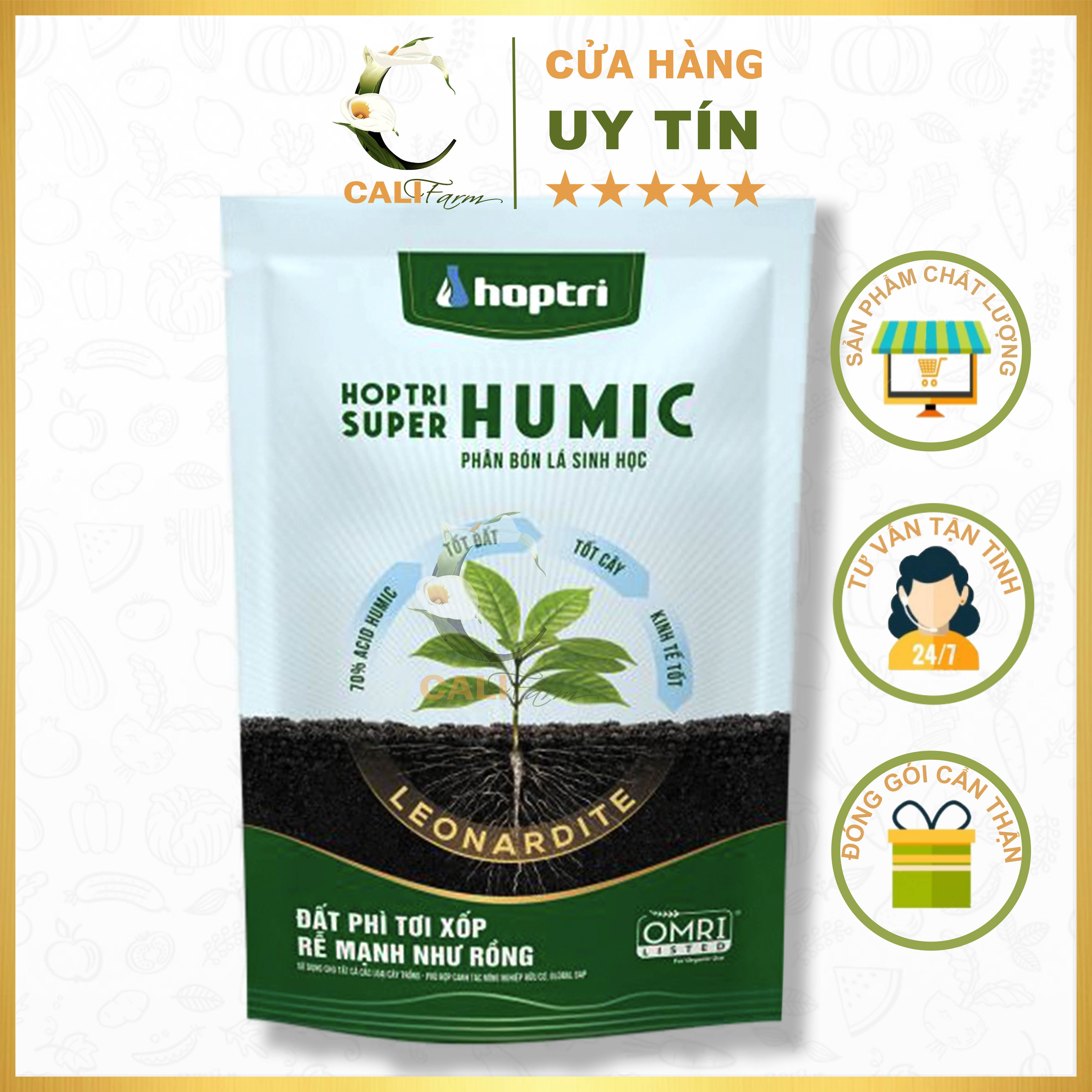 Phân bón lá sinh học Super Humic Hợp Trí 1Kg