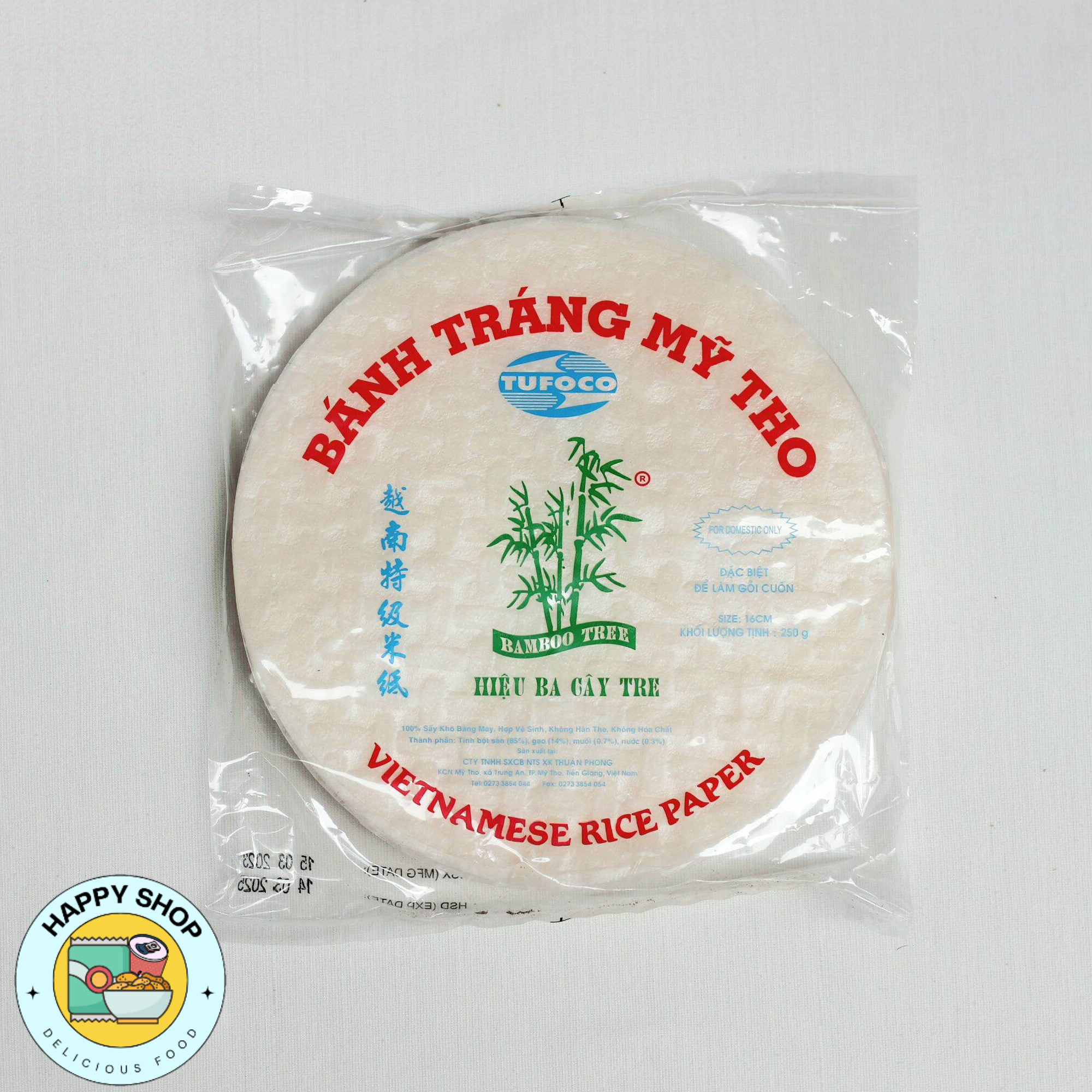 16cm BBAY bamboo solid rice crepes 250g size-imported high quality product