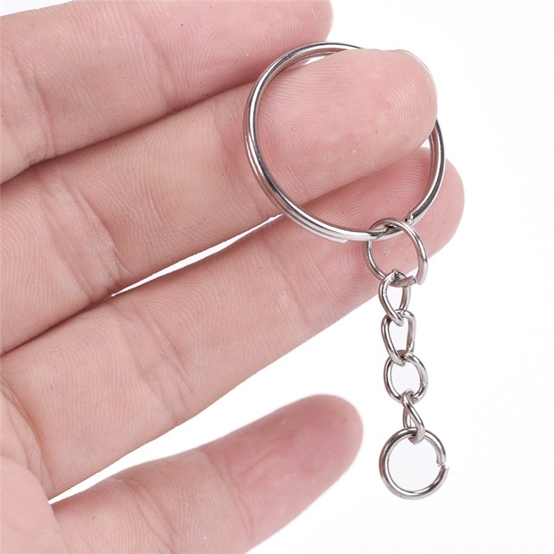 5 cái - Khoen Inox làm móc khóa handmade