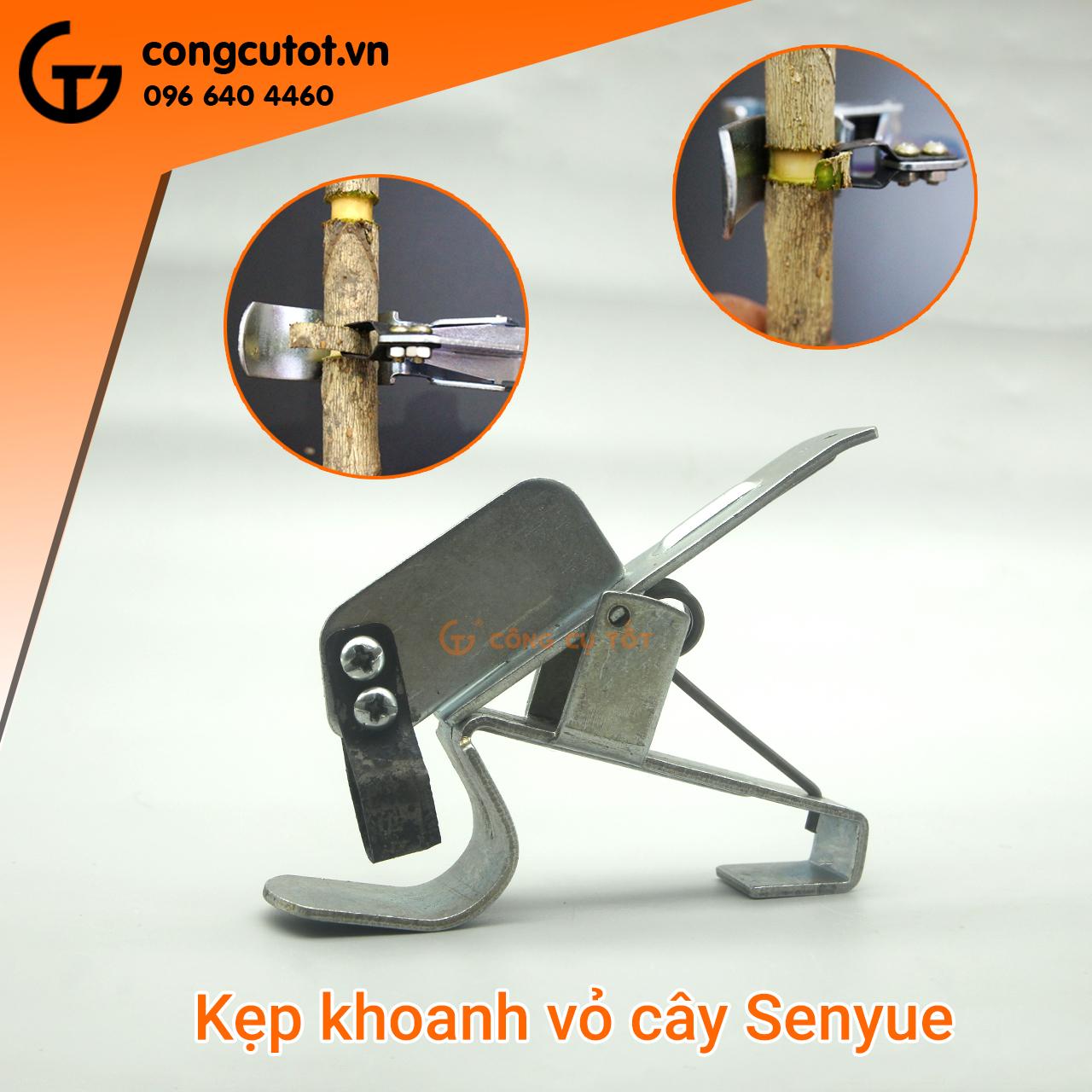 Kẹp khoanh vỏ cành cây Senyue TẶNG 01 cuộn băng ghép cây