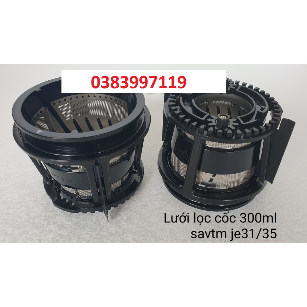 Phụ kiện máy ép chậm lưới lọc máy ép savtm je07, je31,je35