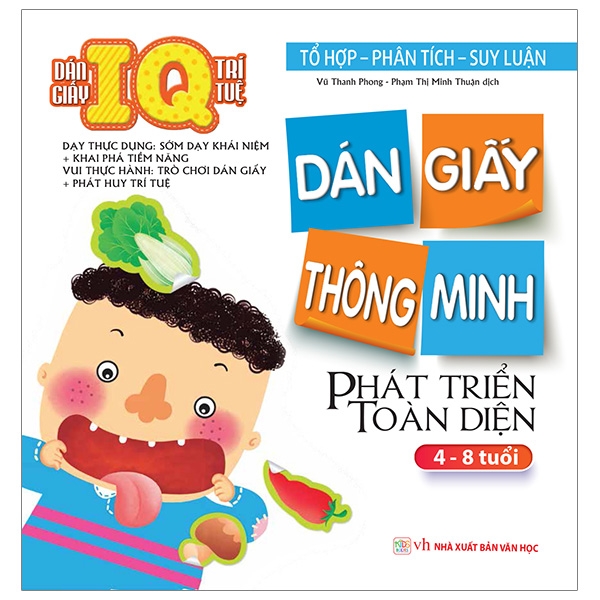 Fahasa - dán giấy iq trí tuệ: tổ hợp - phân tích - suy luận