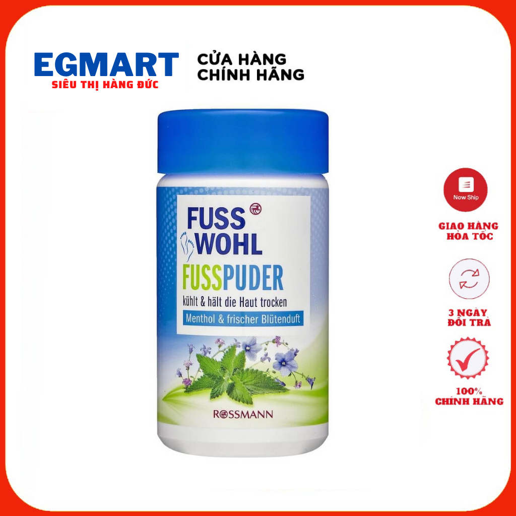 Bột khử mùi Balea, Bột khử mùi hôi giầy Fuss Wohl 100g Đức