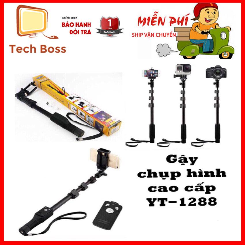 TẶNG KÈM REMOTE bluetooth gậy tự sướng gậy selfie gậy chụp ảnh giá rẻ gậy chụp hình giá tốt Tech Boss