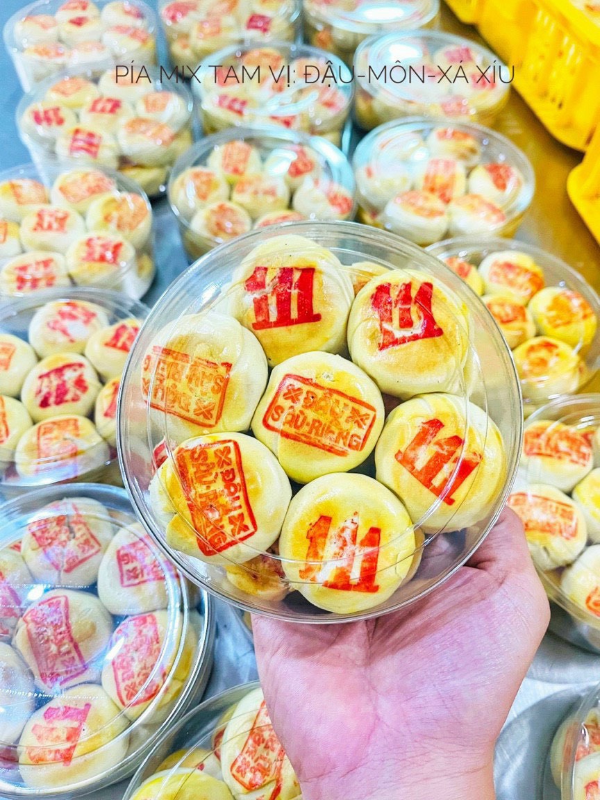 Bánh Pía Mix 3 Vị Đậu Xanh - Khoai Môn - Xá Xíu ⚡Loại Đặc Biệt ⚡