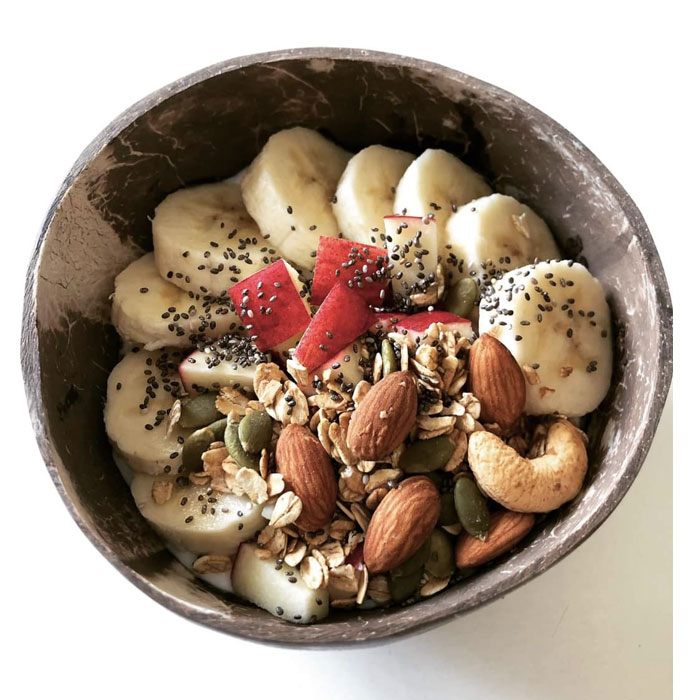 Bát gáo dừa ăn sinh tố, kem, papaya YESCOCO XƯỞNG SX