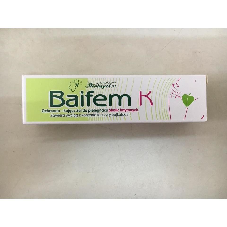 Gel hoàng cầm bảo vệ -dịu nhẹ . baifem k 15g