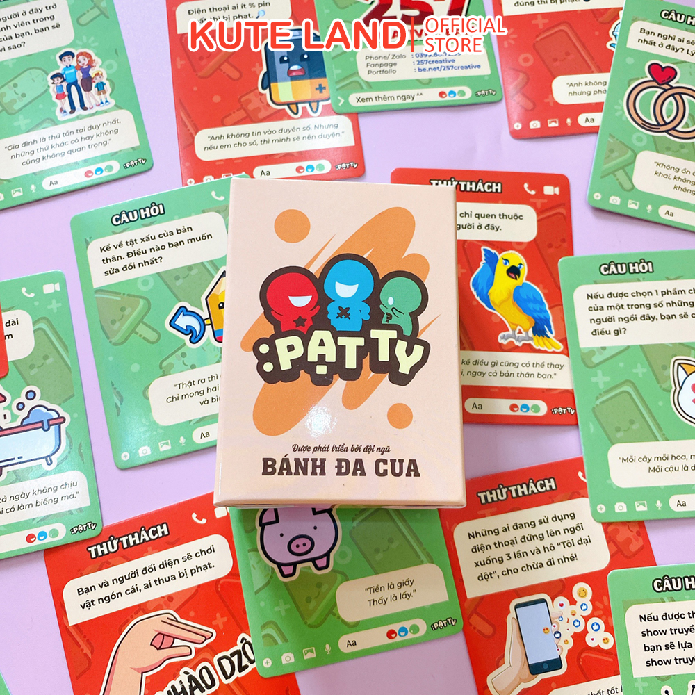 Bộ Bài Pạt Ty Drinking Game 100 Lá Bài Uống Bia Tụ Tập Hot Trend Cho Bữa Tiệc Của Hội Bạn Thân