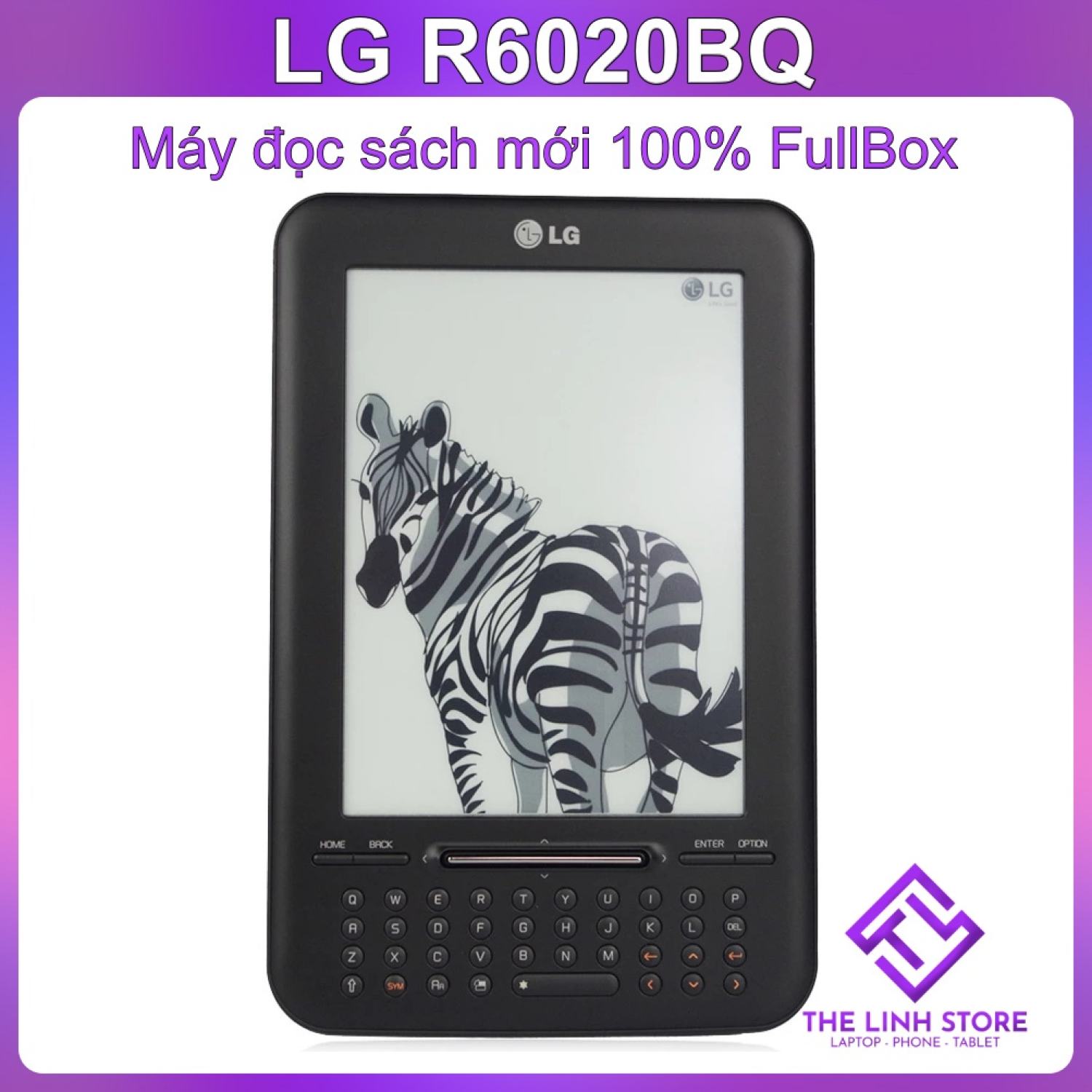 Máy đọc sách LG R6020BQ màn 6 inch - Mới 100% nguyên hộp