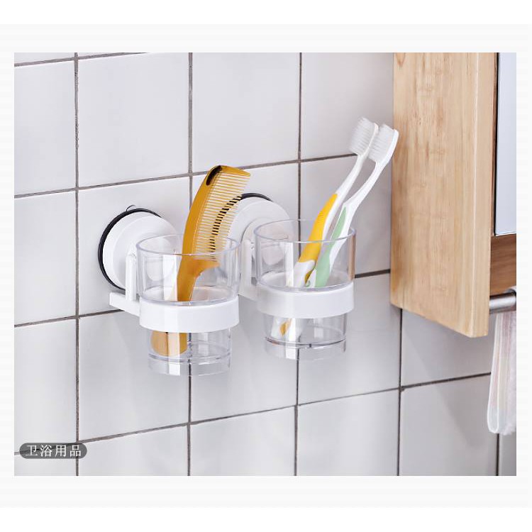 Dụng cụ đựng ly súc miệng hoặc treo bàn chải,kem đánh răng... dòng dehub lockr&lock
