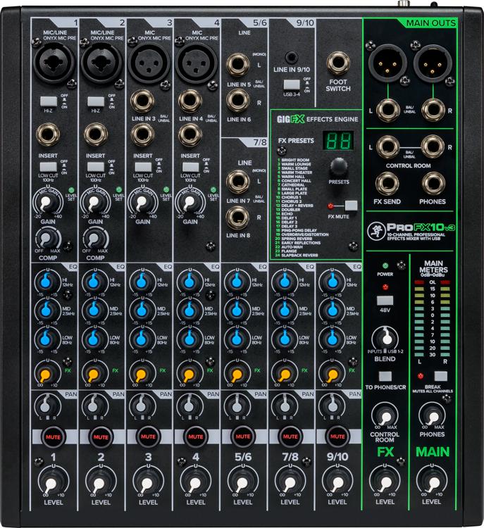 Mackie Pro FX10v3 Mixer Studio