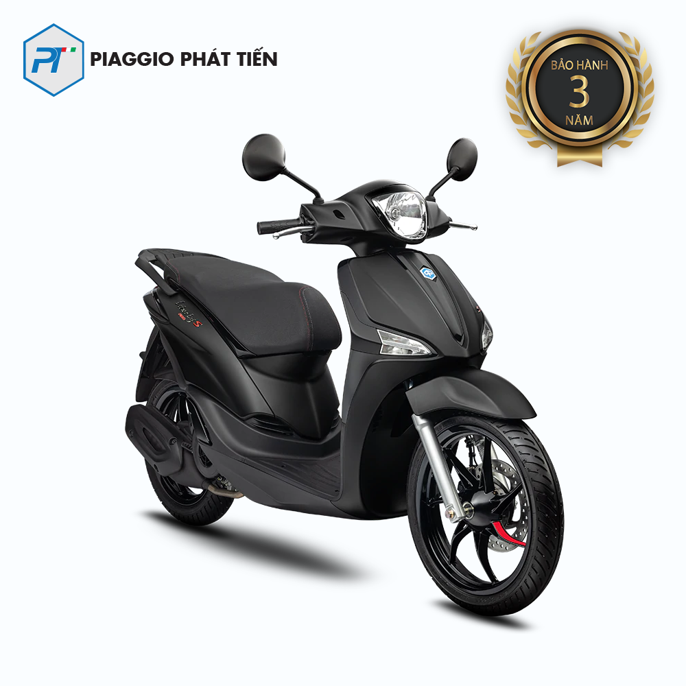 [TRẢ GÓP 0%] Xe Máy Piaggio Liberty S Black Series 125