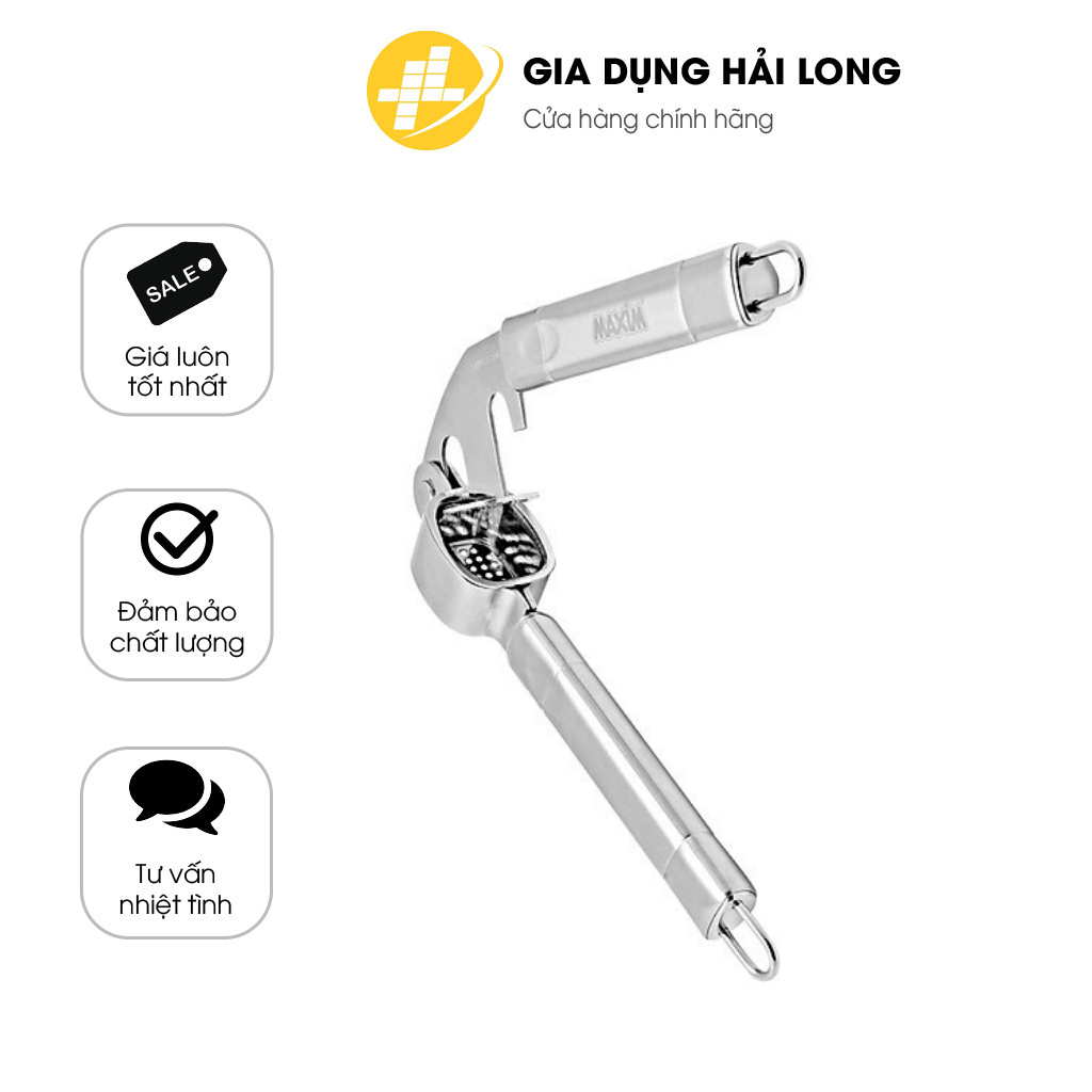 Dụng cụ nghiền tỏi maxim 01925 inox cao cấp