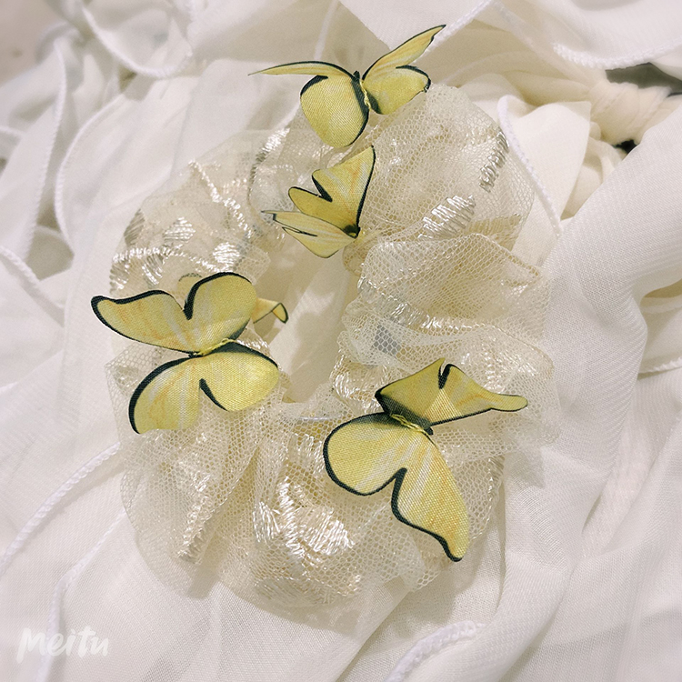 Dây cột tóc nữ Con bướm XINH - butterfly scrunchies - KAShop