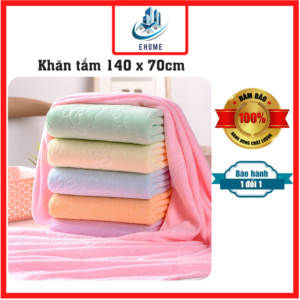 Khăn tắm xuất Nhật 140x70 cm mềm mịn che cả thân