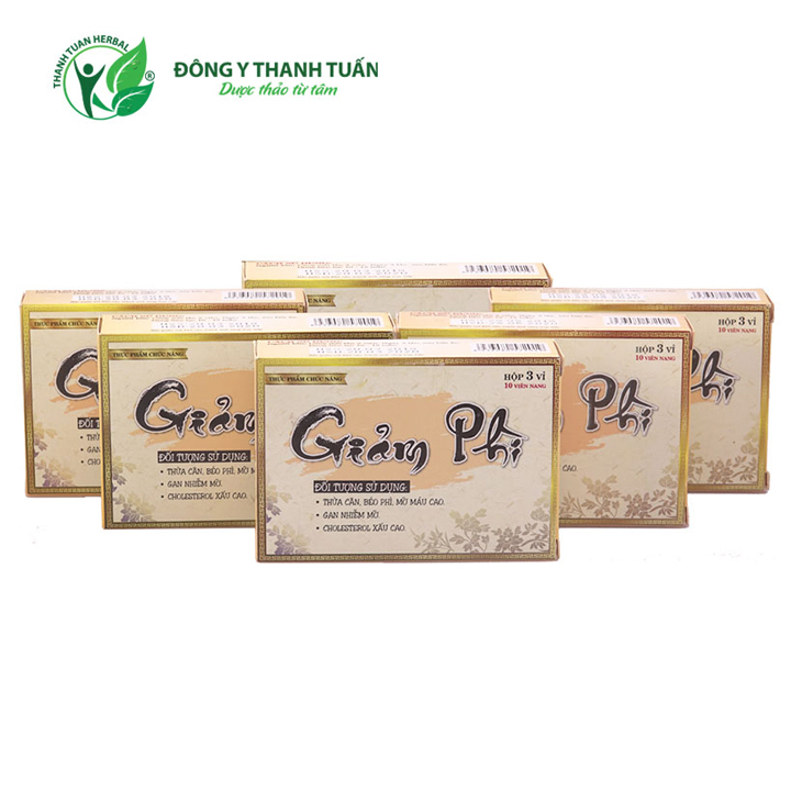 Combo 6 hộp Giảm cân Công Đức - Tăng cường chuyển hóa mỡ thừa