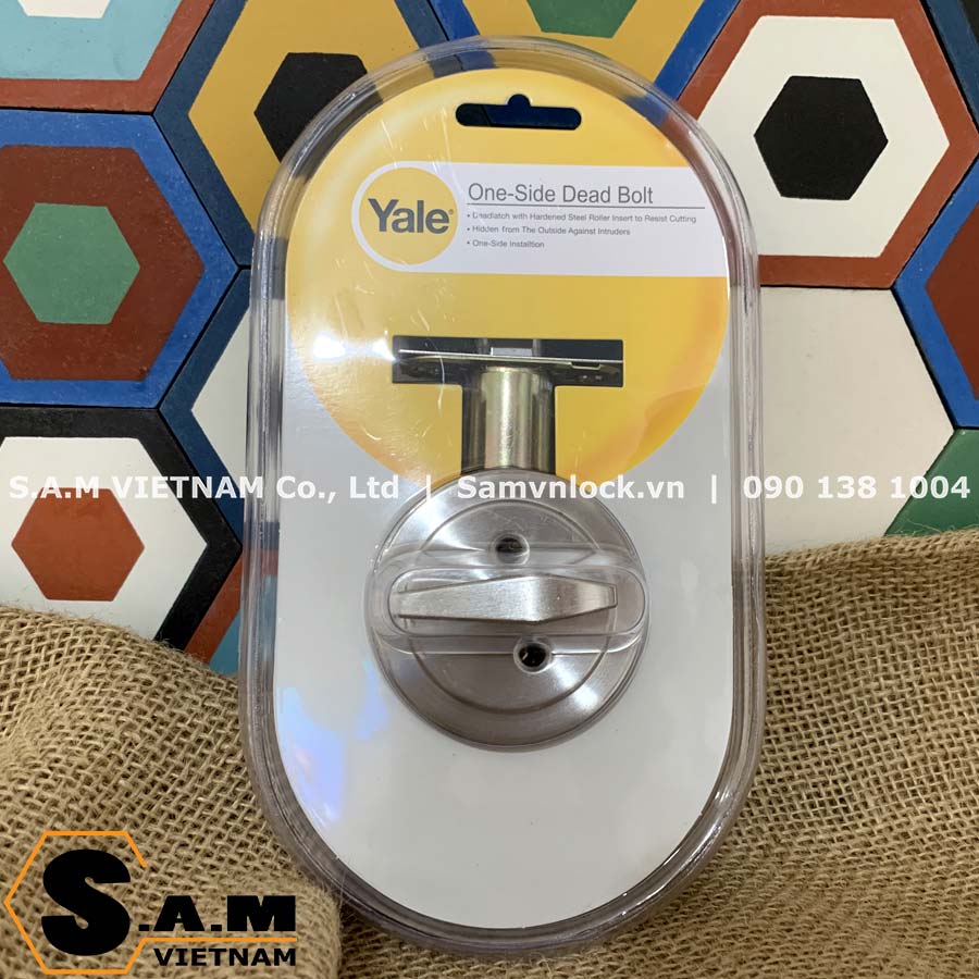 Ổ khoá cóc ban công v8101 us32d inox 304 mờ