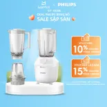 Máy Xay Sinh Tố Philips HR2041/50 450W Lưỡi Dao Xay Sắc Bén-Xay Nhuyễn Mịn, Không Vón Cục Trong 45 Giây-Hàng Phân Phối Chính Hãng