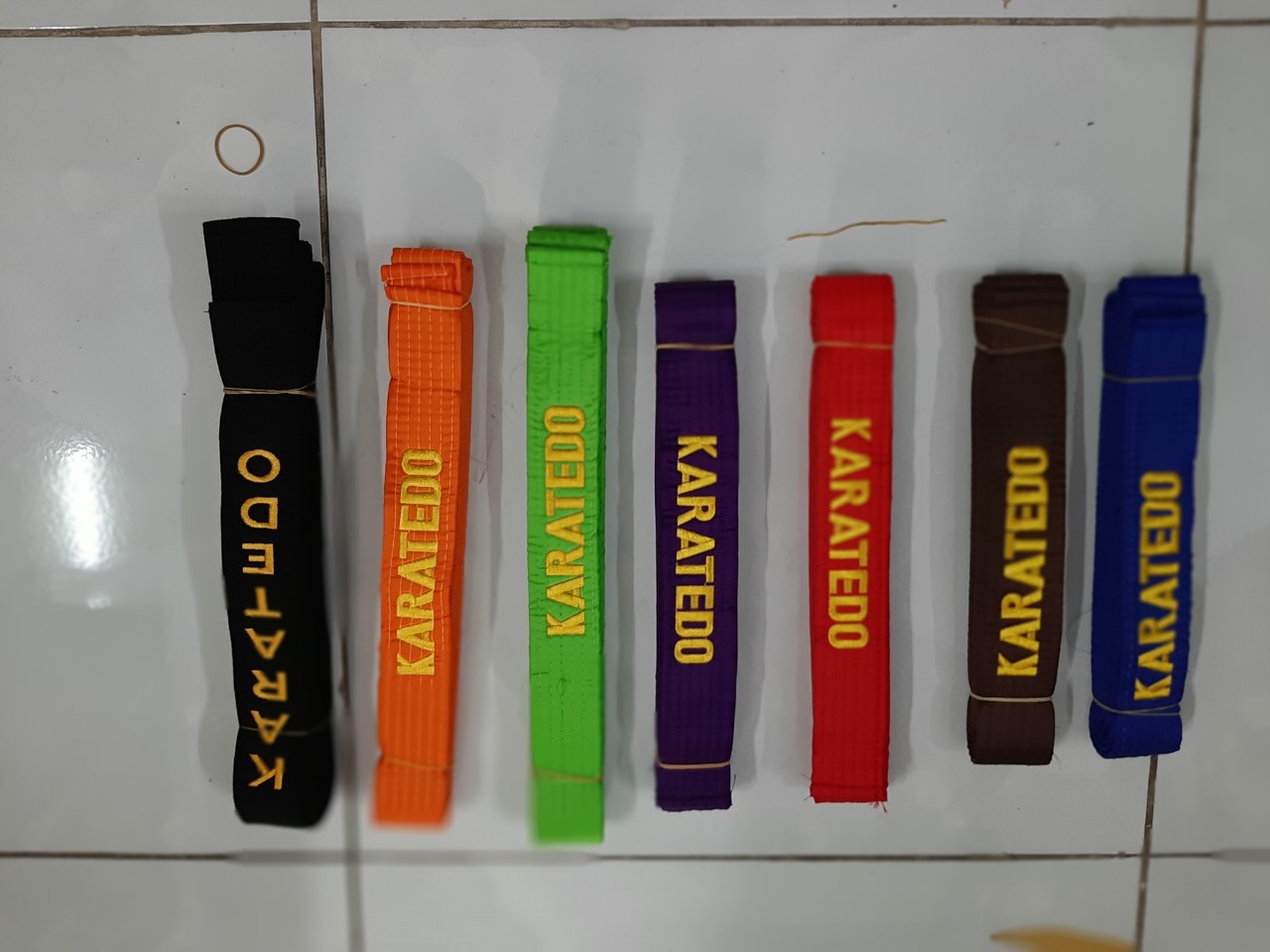 [HCM]Đai Thêu Karatedo Hàng Phong Trào Kim Minh