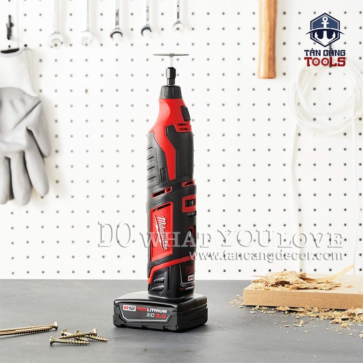 Máy Mài Thẳng Mài Khuôn Dùng Pin Milwaukee C12RT-0 Máy Mài Thẳng Mài Khuôn Dùng Pin Milwaukee C12RT-0