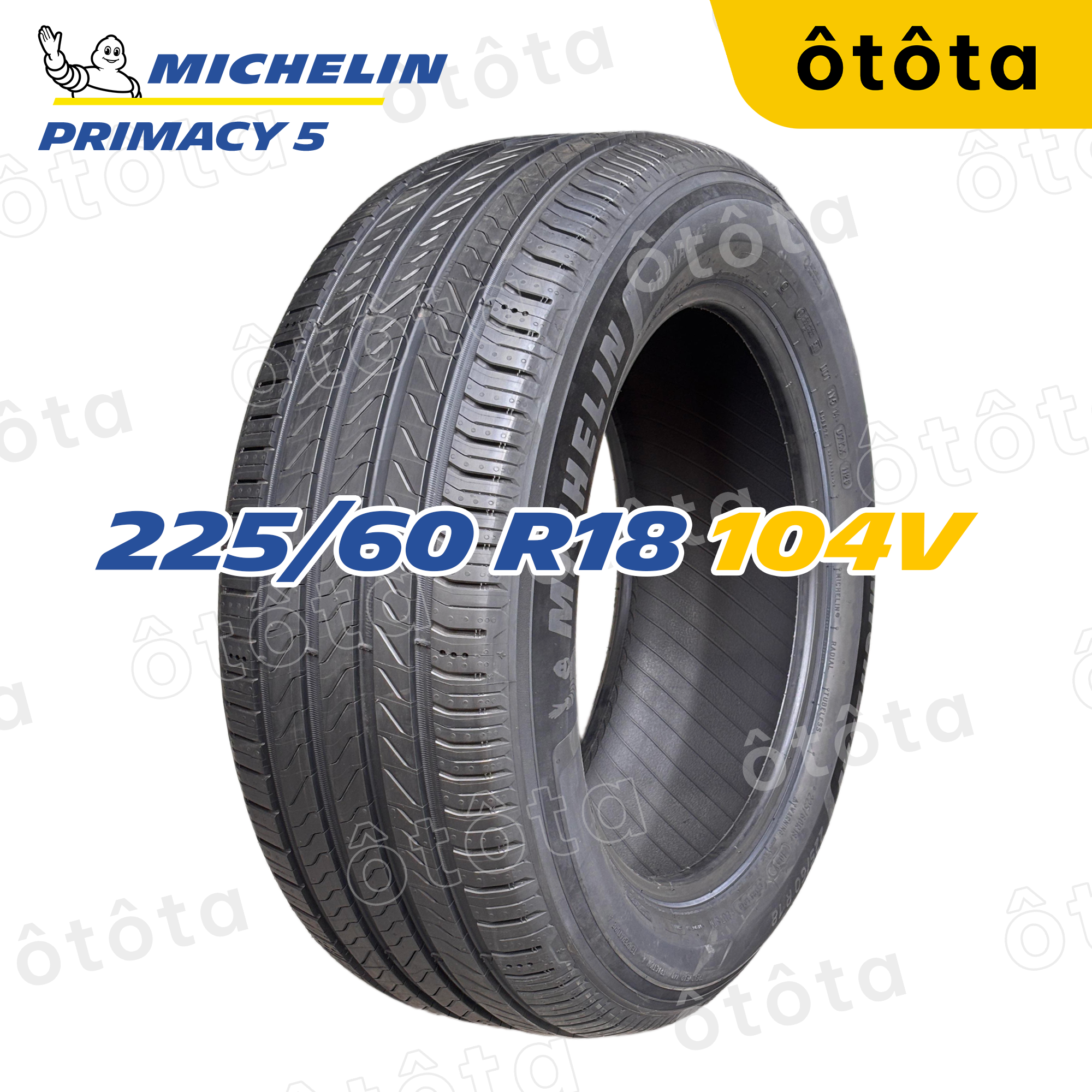 Michelin Primacy 5 225/60 R18 104V Car Tire - Genuine 5-Year Warranty (225/60R18; 225 60 R18) Giá 9,186,000 Đồng*Miễn phí vận chuyển