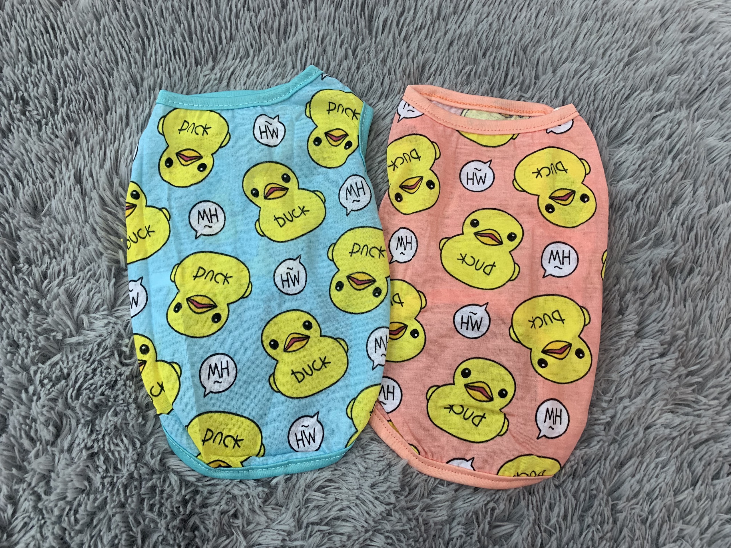 Áo thun hình vịt dành cho thú cưng chó / mèo