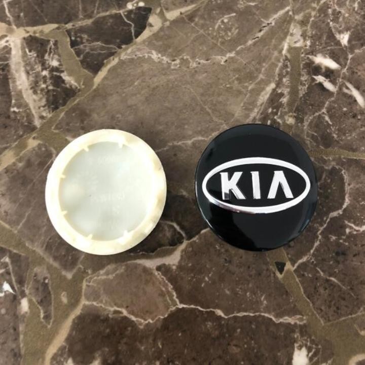 Logo Chụp Mâm, Ốp Lazang Bánh Xe Ô Tô , Xe Hơi Dùng Cho KIA Đường Kính 59mm