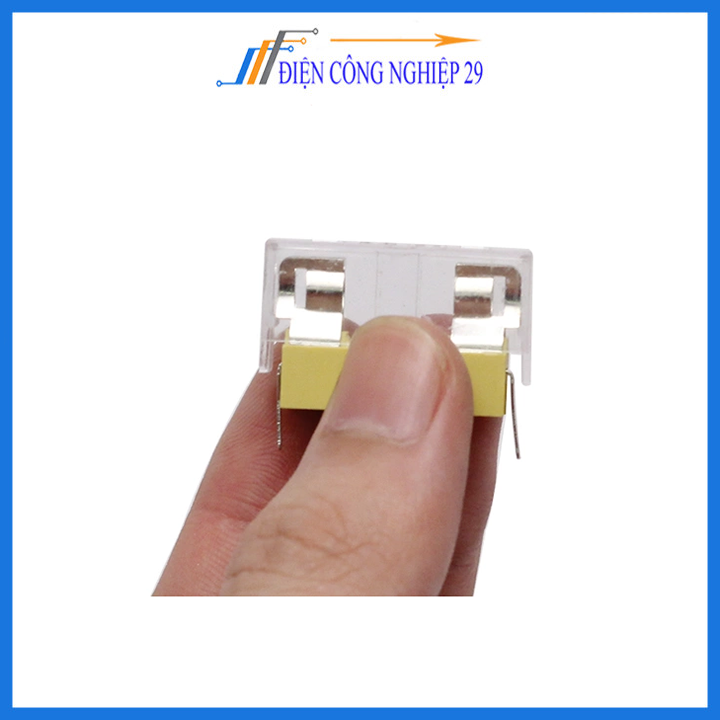 Đế cầu chì 5x20 - có nắp