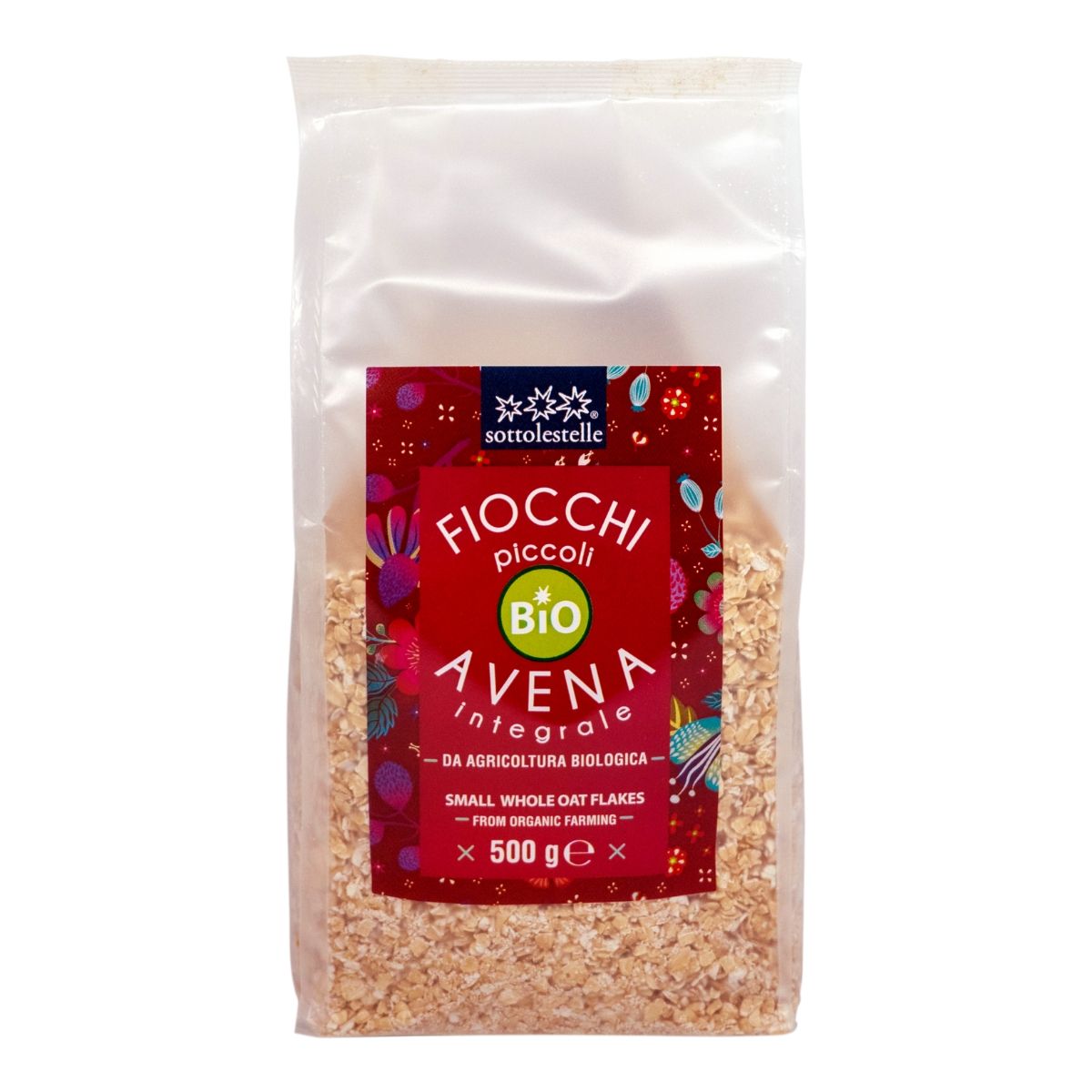 Yến Mạch Nguyên Cám Hữu Cơ Cán Vụn Sottolestelle 500g