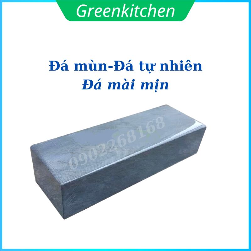 Đá bùn tự nhiên mài mịn - đá mài dao kéo hải dương damahad bản to kt 6 x 20 x 5