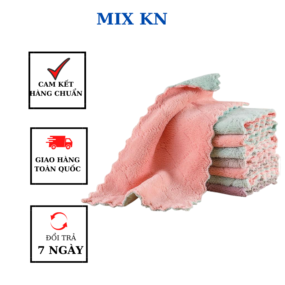 Set 30- 40 - 50 khăn lau đa năng, lau bát đĩa, lau tay, lau bếp, lau đồ đạc