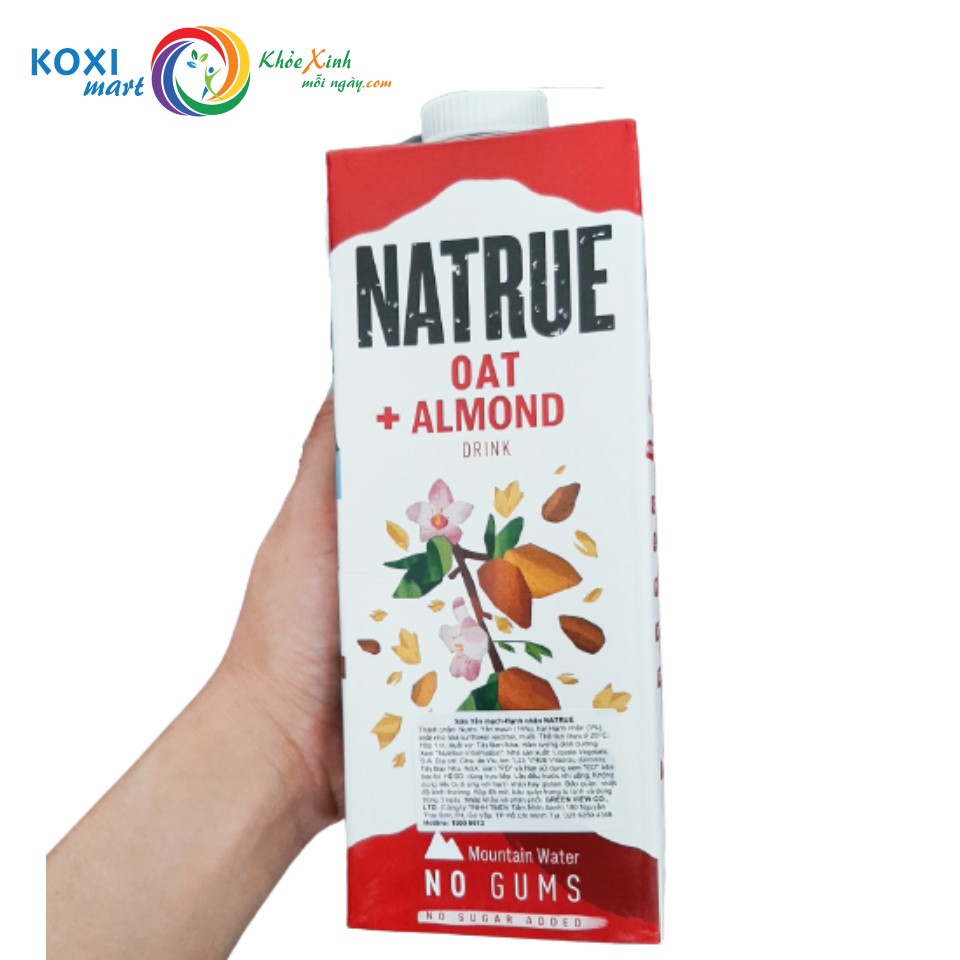 Sữa yến mạch hạnh nhân nguyên chất natrue nhập khẩu 1l