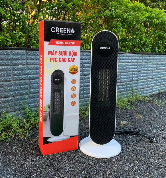 Máy sưởi gốm ceramic inverter creen cr-h79c 2000w máy sưởi gốm cao cấp creen cr-h79c máy sưởi gốm creen cr h79c, điều khiển cơquạt sưởi gốm creen cr-h79c quạt sưởi gốm creen cr-h79c dòng cơ