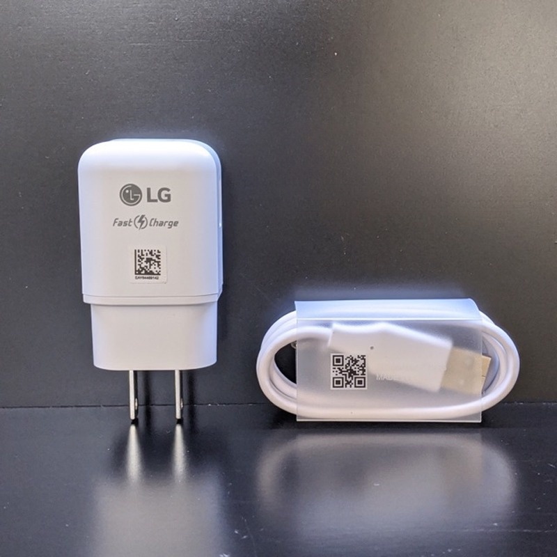 Bộ sạc nhanh LG V60, Velvet, V50 ThinQ, V30. G8, G5...(Quick Charge 2.0), Cáp sạc Type - C - Hàng Zin máy Xịn