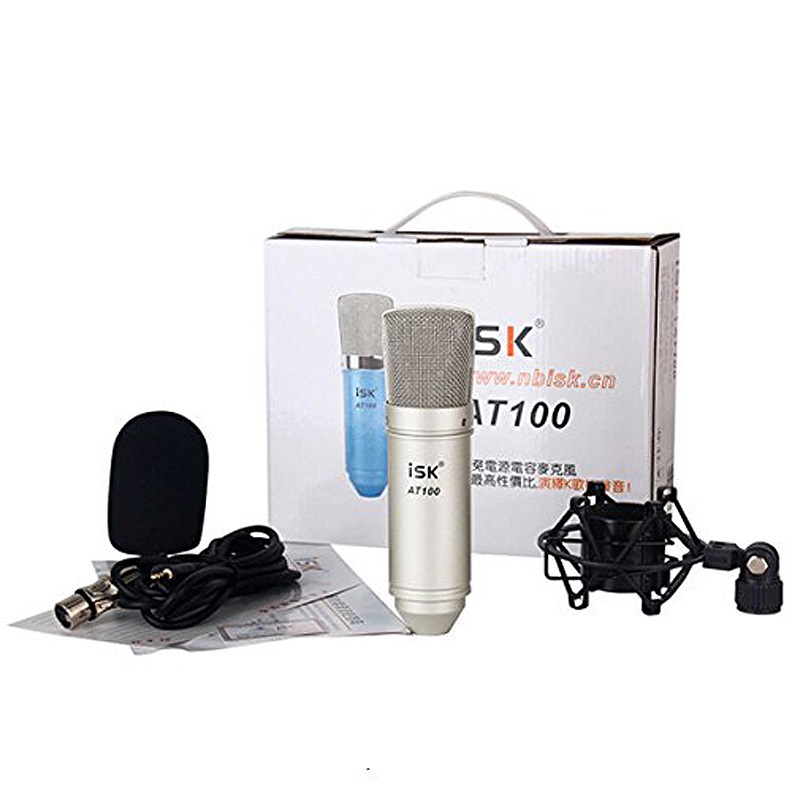 Micro thu âm livestream isk-at100 . mic thu âm at100 chuyên nghiệp. micro thu âm isk - at100 cao cấp . mic thu âm at-100 livetream như hoa vinh