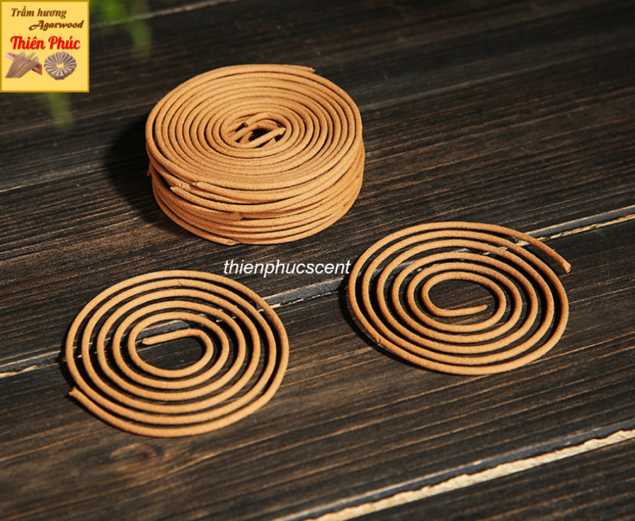 Nhang vòng trầm hương cao cấp - Nhang sạch,mùi hương tuyệt dịu,tỏa hương xa