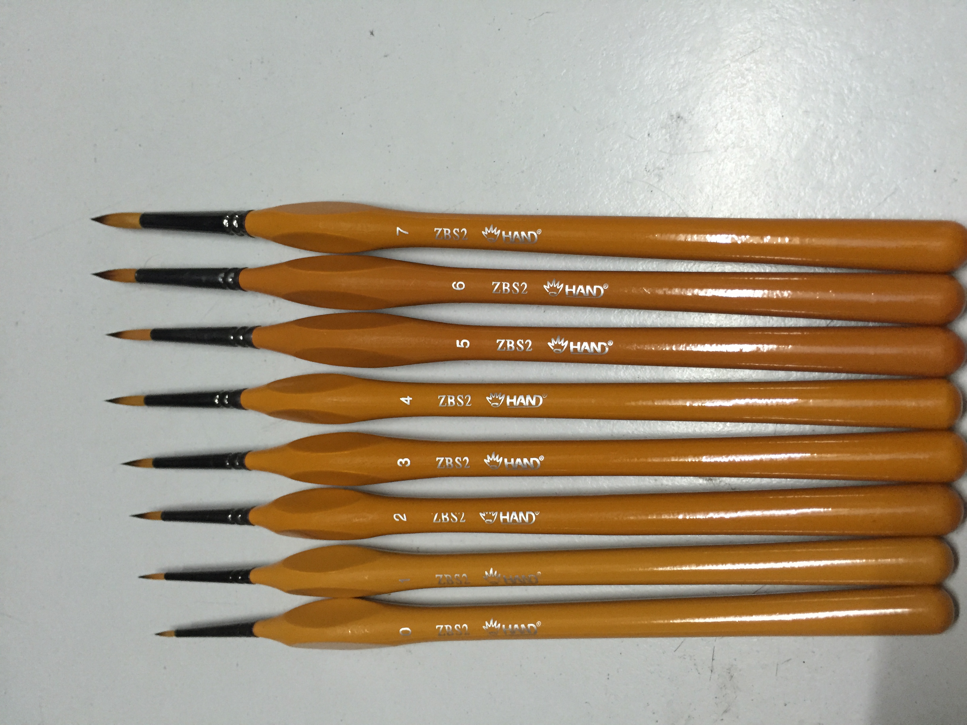 CỌ VẼ HAND ZBS2(TỪ SỐ 0 ĐẾN 12)